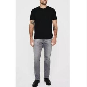 AG Adriano Goldschmied Everett Slim Straight Jean Men’s 36 Gray Denim Jeans